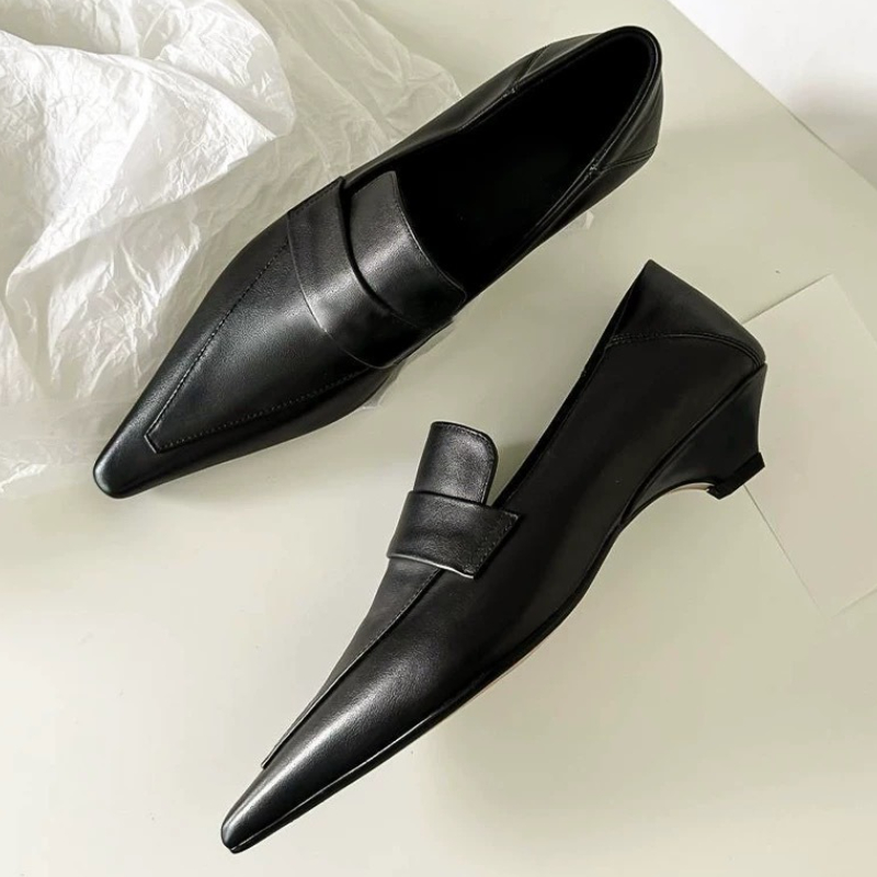Women Shoes Brands - 뾰족한 앞코 펌프스 우아한 여성 신발
