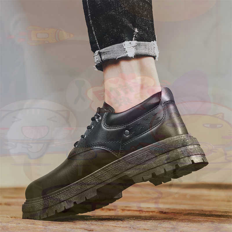 Women'S Shoes Back To School - 어두운 천연 가죽 패션 트레이너 테니스