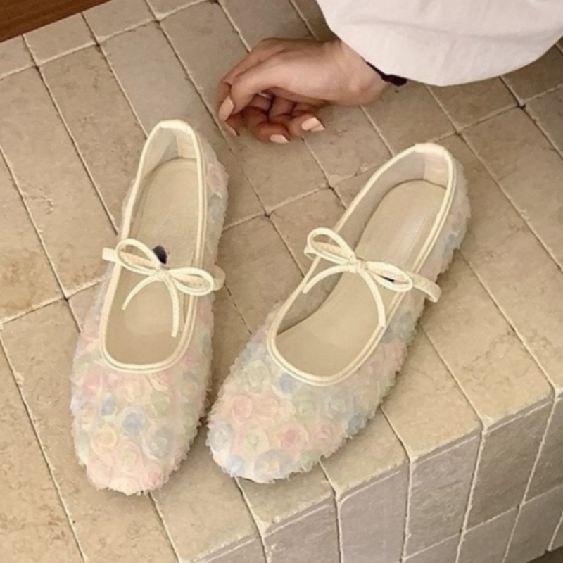 Women'S Shoes Large - 부드러운 뉴 차이니즈 로즈 메쉬 메리제인