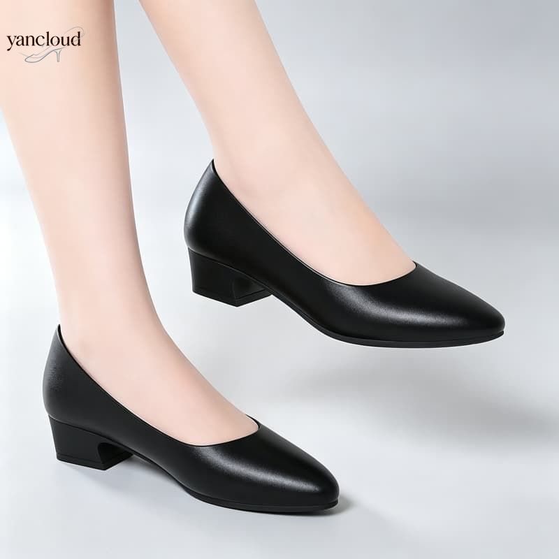 Court Heel Pointed - 모든 스타일에 어울리는 우아한 여성용 부드러운