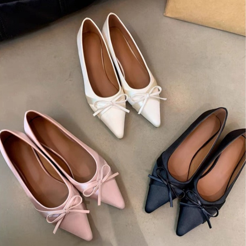 Women'S Shoes Large - 여름 신상 시폰 패션 스윗 보우