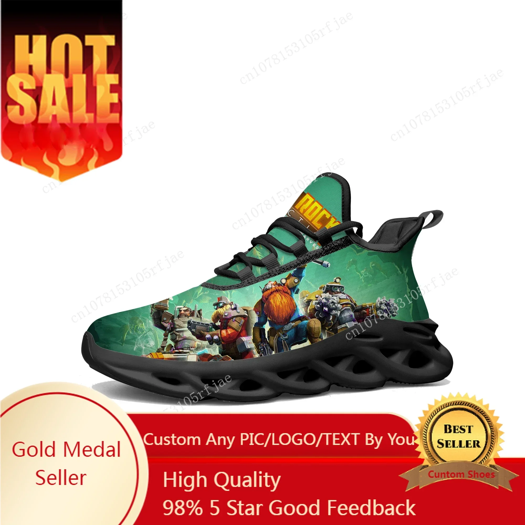 Women Shoes Sneakers - Deep Rock Galactic Flats 스니커즈 만화