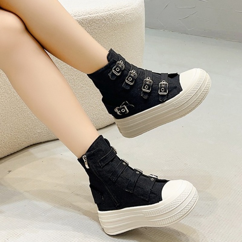 여성용 2025년 봄/여름 신상 캐주얼 다용도 하이탑  - Women'S Shoes Large 리뷰 및 가격
