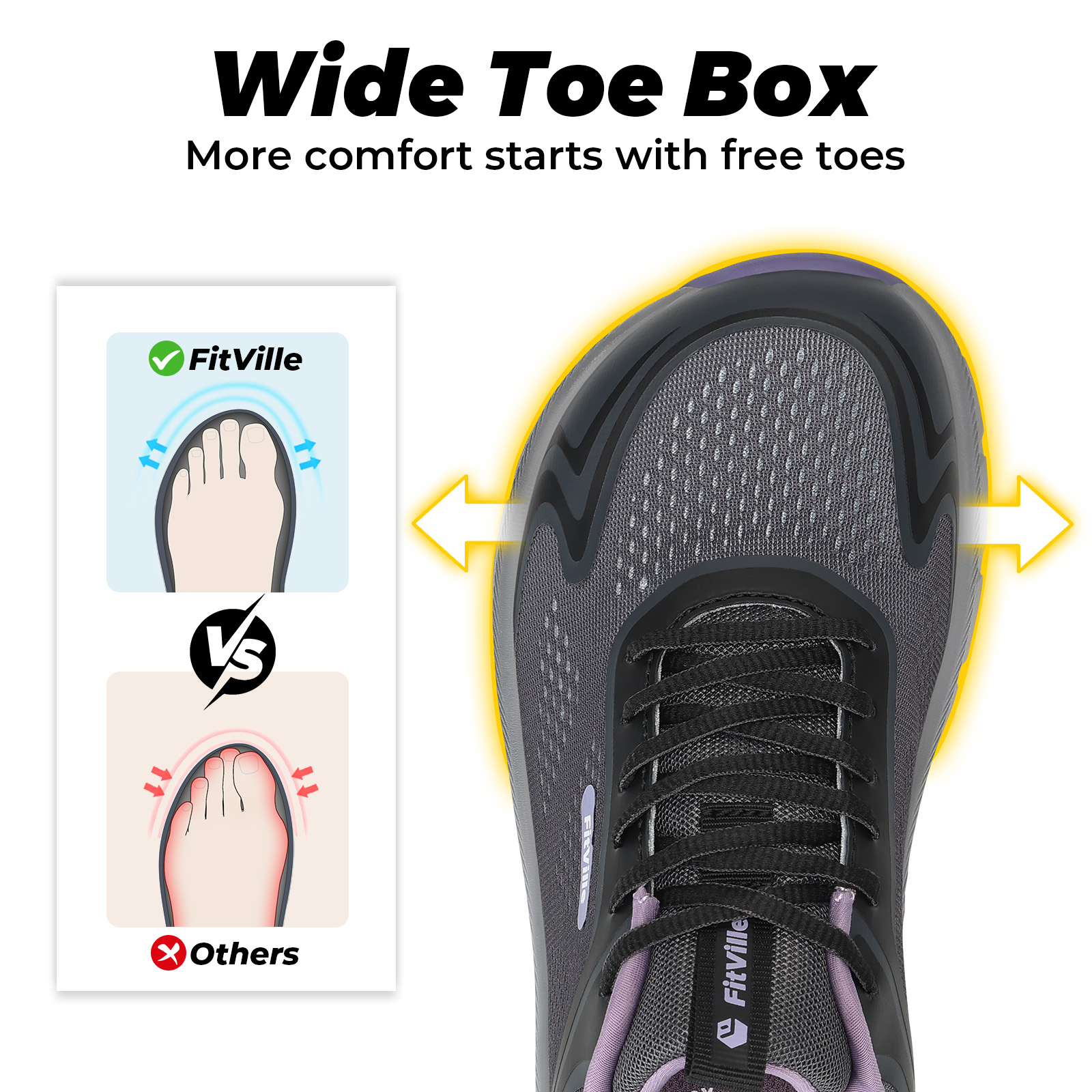 피트빌 여성용 스포츠 신발, 넓은 발가락 공간의 캐주얼 - Women'S Shoes X Wide 리뷰 및 가격