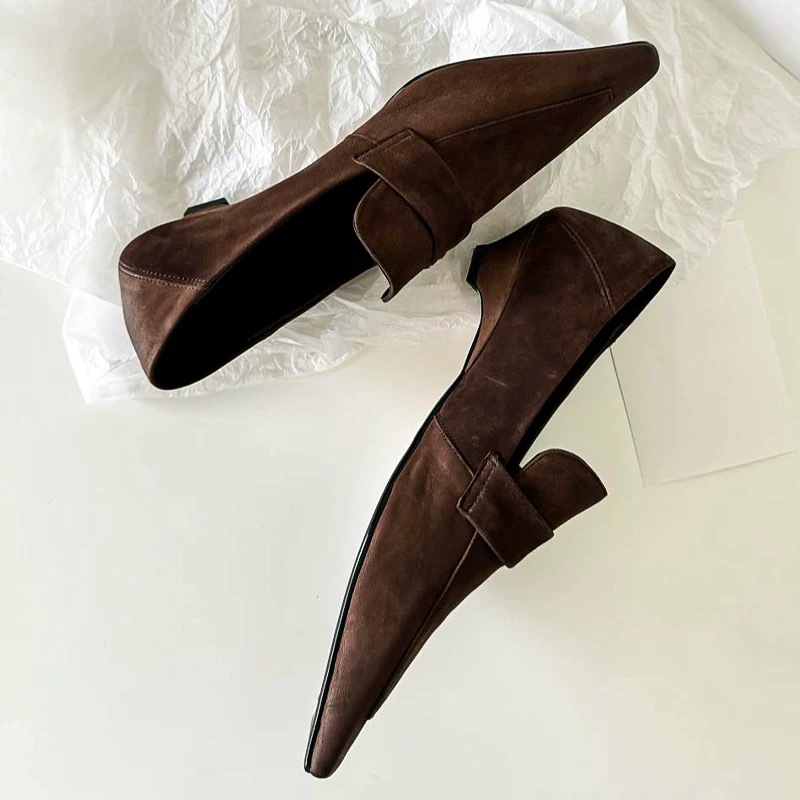 뾰족한 앞코 펌프스 우아한 여성 신발 패션 얕은 굽 영 - Women Shoes Brands 리뷰 및 가격