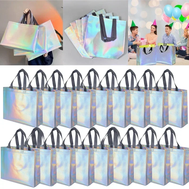 10/20PCS 홀로그램 부직포 토트 백 레이저 반짝  - Women'S Shoes Back To School 리뷰 및 가격