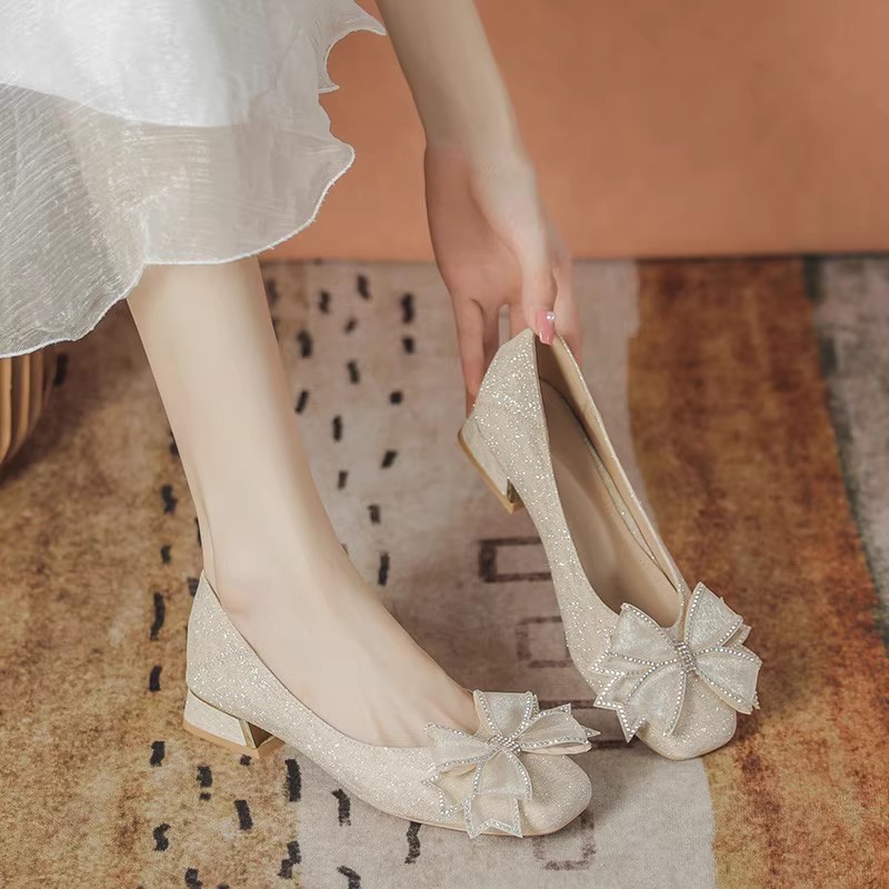 2025 여성 가을 신상 이브닝 소프트 솔 로우탑 웨딩 - Women'S Shoes Large 리뷰 및 가격