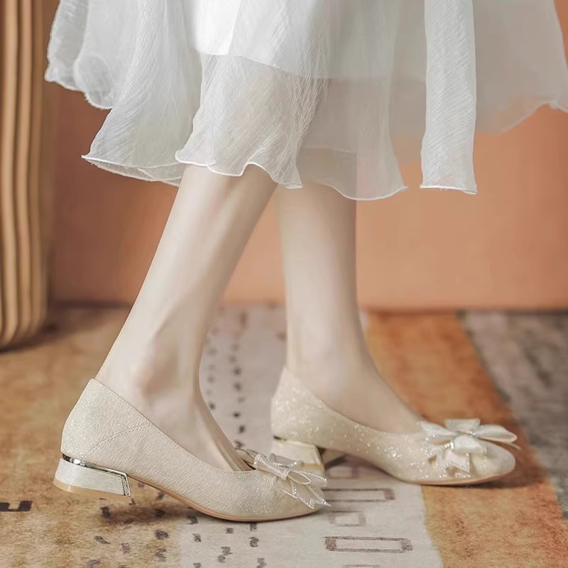 2025 여성 가을 신상 이브닝 소프트 솔 로우탑 웨딩 - Women'S Shoes Large 리뷰 및 가격