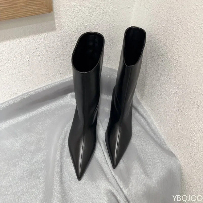 2026 신상 패션 뉴 포인티드 캣힐 숏부츠 여성용 로 - Women'S Shoes X Wide 리뷰 및 가격