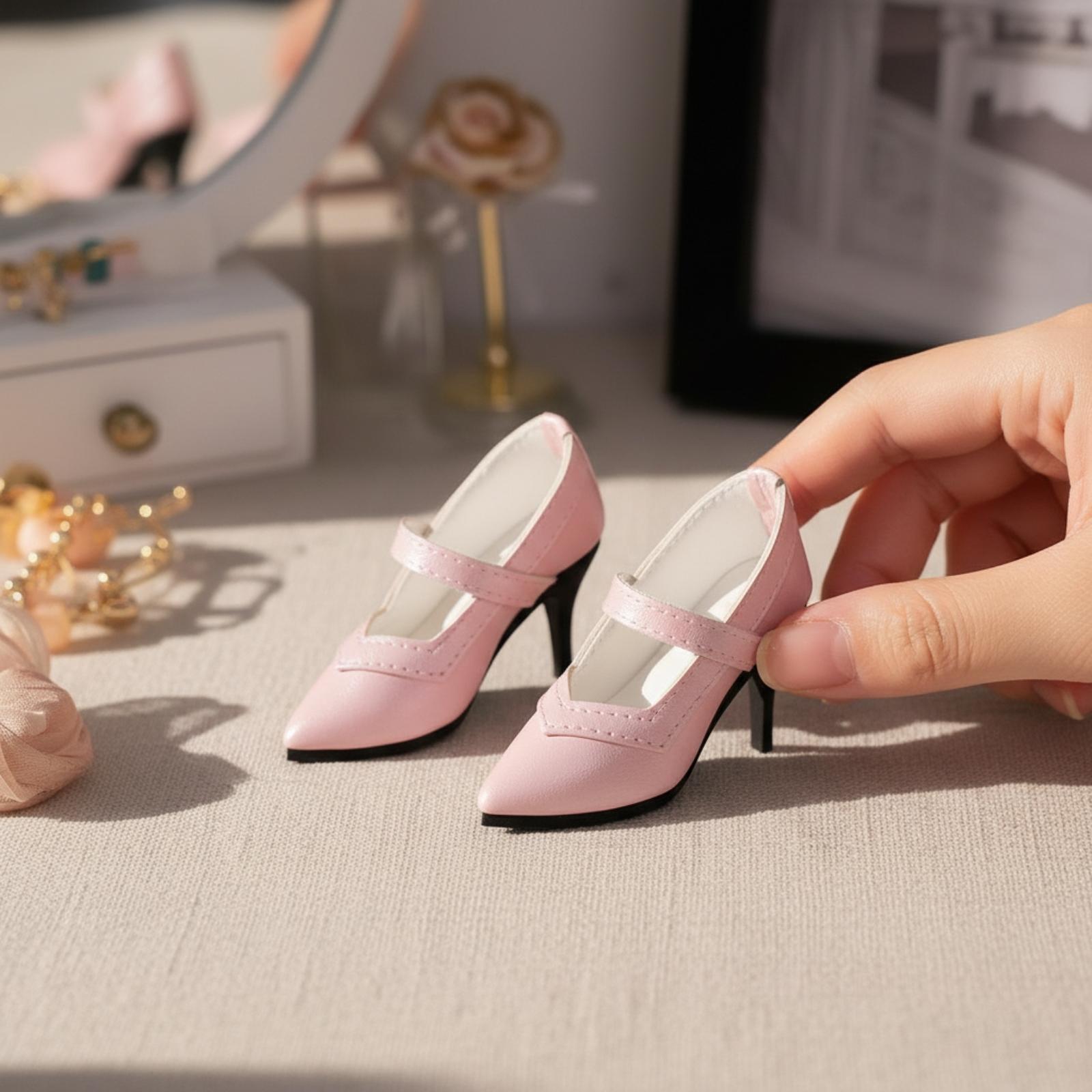 미니어처 패션 인형용 뾰족한 앞코의 레진 소재 코트 슈 - Court Heel Pointed 리뷰 및 가격