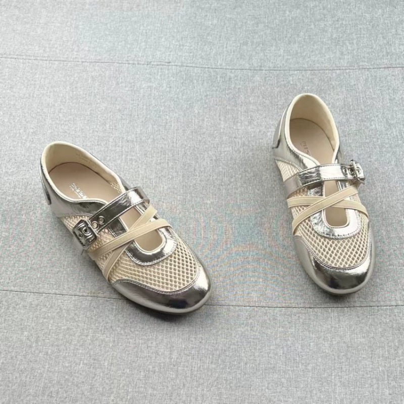 새로운 스플라이싱 우븐 홀로우 스니커즈 2026 봄/여 - Women'S Shoes Large 리뷰 및 가격