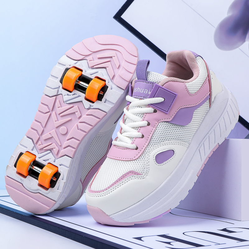 어린이용 롤러스케이트, 4개의 바퀴가 달린 분리형 스니 - Women Shoes Sneakers 리뷰 및 가격