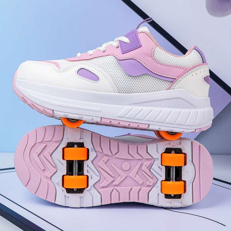 어린이용 롤러스케이트, 4개의 바퀴가 달린 분리형 스니 - Women Shoes Sneakers 리뷰 및 가격