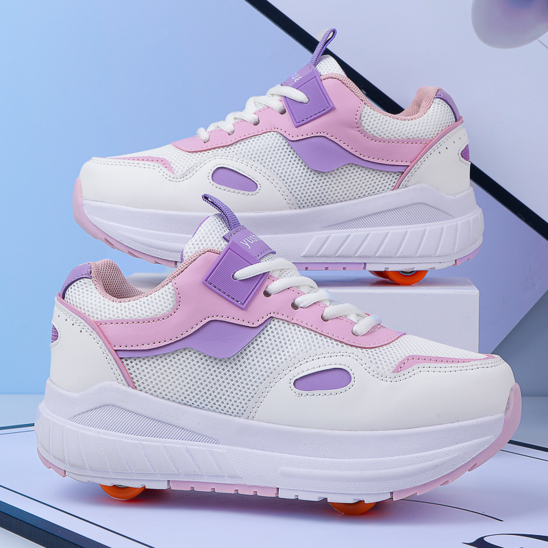 어린이용 롤러스케이트, 4개의 바퀴가 달린 분리형 스니 - Women Shoes Sneakers 리뷰 및 가격
