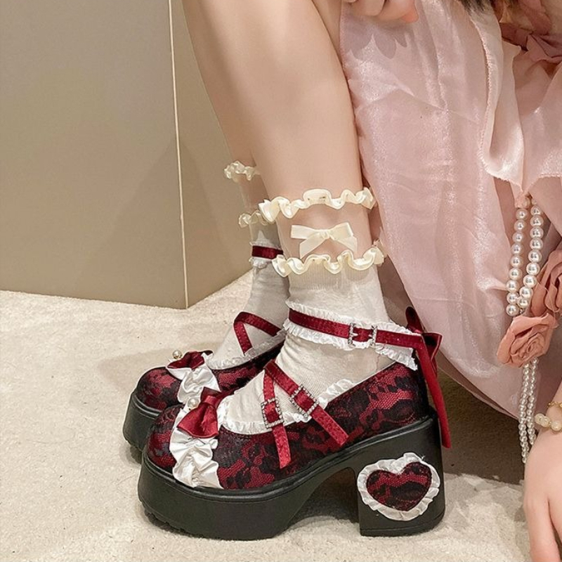 가을 컬렉션 메리 제인 로리타 스쿨 슈즈 여성 플랫폼  - Women'S Shoes Back To School 리뷰 및 가격