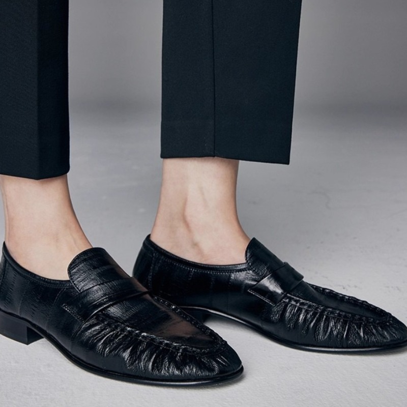 럭셔리 여성 신발 여성을위한 새로운 수제 정품 가죽 로 - Women'S Shoes Large 리뷰 및 가격