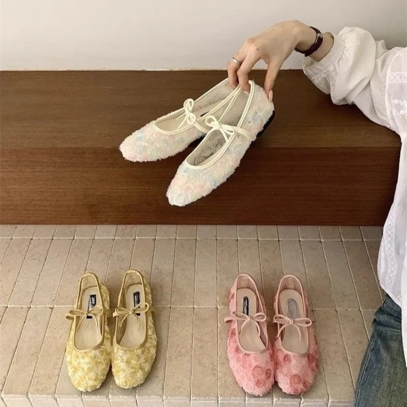 부드러운 뉴 차이니즈 로즈 메쉬 메리제인 슈즈 2026 - Women'S Shoes Large 리뷰 및 가격