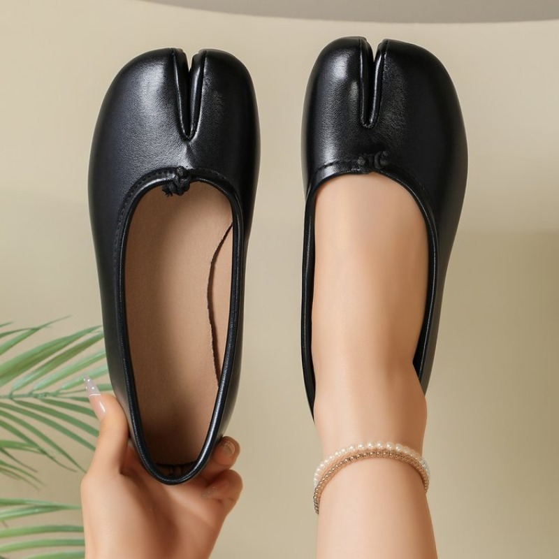 여성용 스플릿 토 발레 플랫 노트 장식 슬립온 플랫 슈 - Women'S Shoes Large 리뷰 및 가격