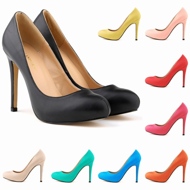대형 사이즈 42 여성 펌프 얇은 굽 11cm 뾰족한  - Court Heel Pointed 리뷰 및 가격