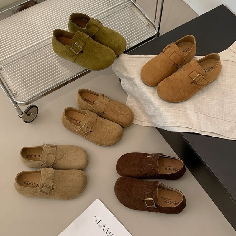 여성용 스웨이드 클로즈드 백 버켄 슈즈, 사각 메탈 버 - Women'S Shoes Large 리뷰 및 가격