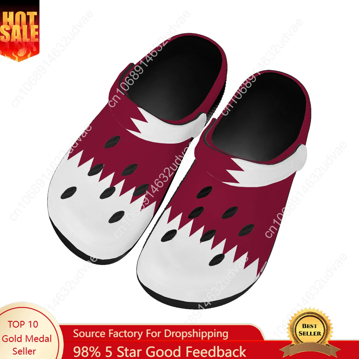 카타르 국기 워터 슈즈 남녀 공용 편안한 홈 가든 클로 - Women Shoes Qatar 리뷰 및 가격