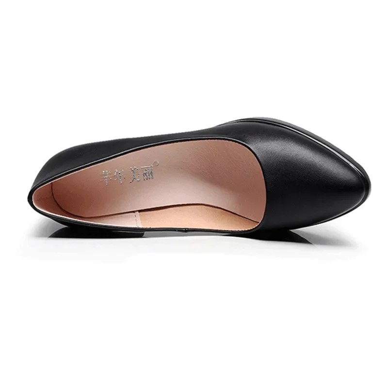 8cm 작은 사이즈 32-43 패션 우아한 블랙 가죽  - Court Heel Pointed 리뷰 및 가격