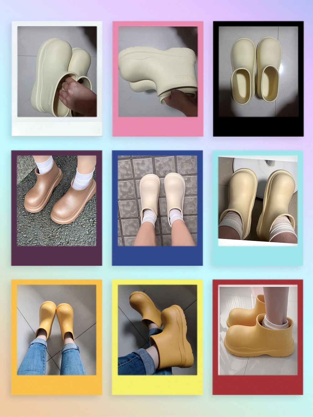 여성용 갈색 레인부츠, 단색, 가벼운 EVA 소재, 여 - Women'S Shoes X Wide 리뷰 및 가격